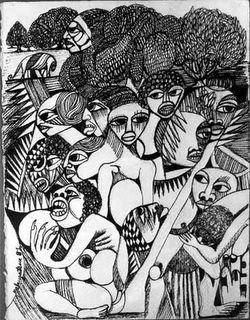 Pintura de Malangatana.