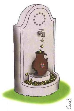 Cartoon de Lu�s Afonso.