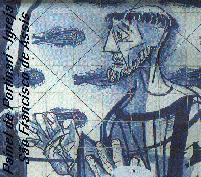 Pormenor do Painel de Portinari na Igreja de S. Francisco de Assis, Pampulha