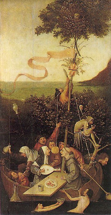 'Navio de loucos', de Hyeronimus Bosch, 1450-1516.