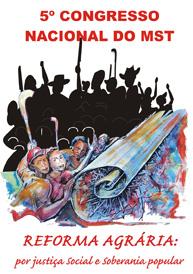 Cartaz do 5� Congresso do MST.