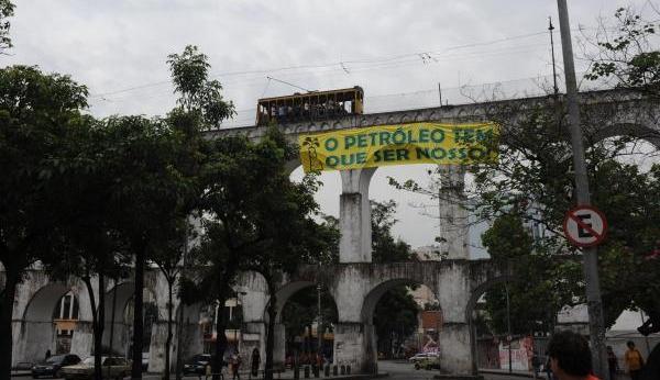 Campanha no Rio de Janeiro.