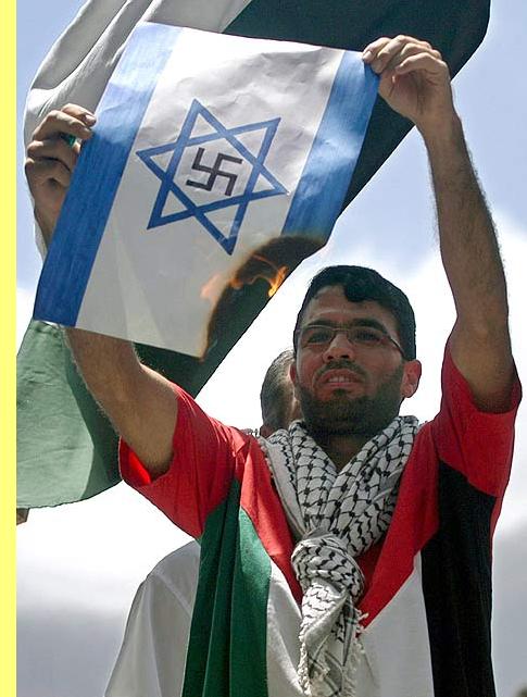 Manifestante palestino.
