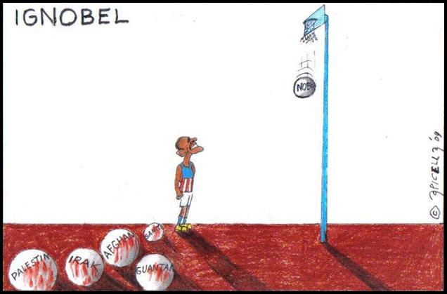 Cartoon de Apicella, publicado em L'Ernesto.