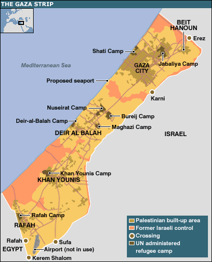 Faixa de Gaza.