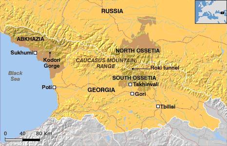 Mapa 1: Ge�rgia.