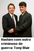 com Tony Blair.