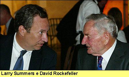 Summers e Rockefeller.
