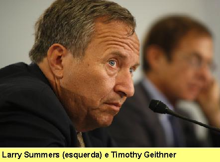 Summers e Geithner.