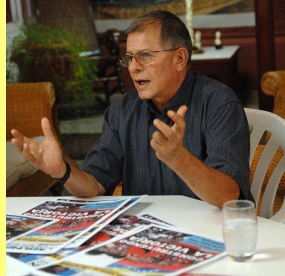 Cmte. Rodrigo Granda, na entrevista.