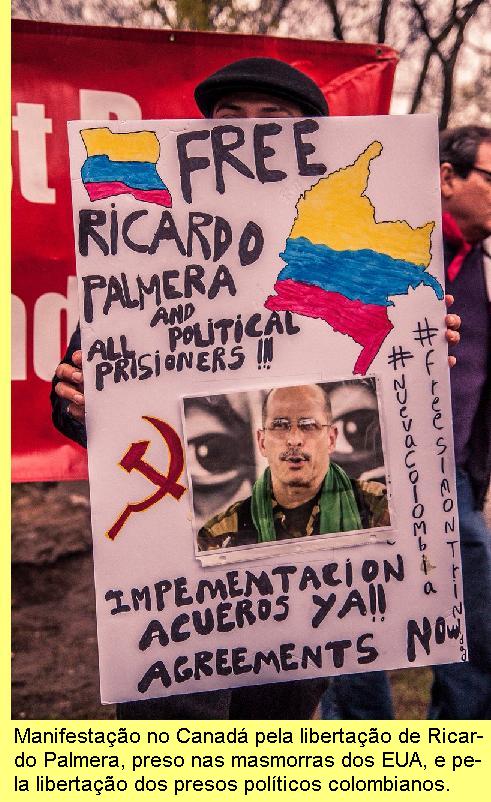 Manifesta��o no Canad�.