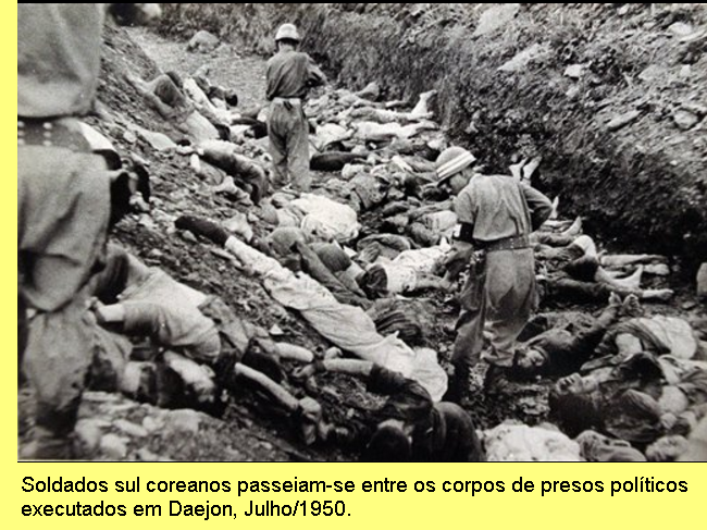Massacre de presos pol�ticos na Coreia do Sul.