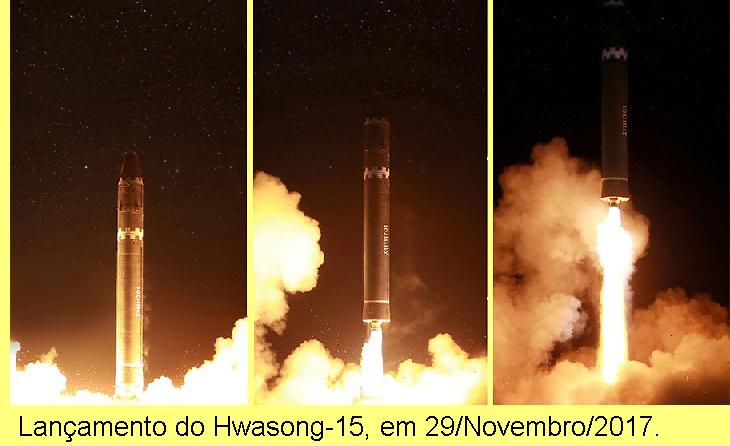 Disparo do Hwasong-15.