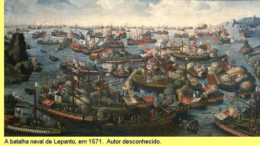 Batalha de Lepanto, autor desconhecido.