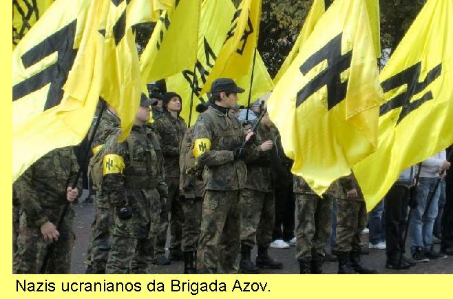 Brigada nazi na Ucr�nia.