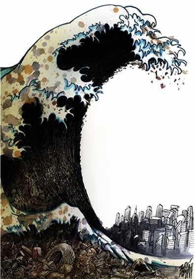 Cartoon de Arc�dio Esquivel.