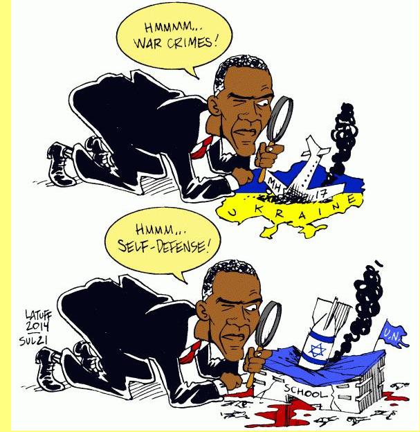 Cartoon de Latuff.