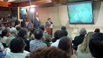 Confer�ncia de imprensa em que o chanceler Felipe P�rez Roque revelou os pormenores das actividades dos mercen�rios julgados e condenados.