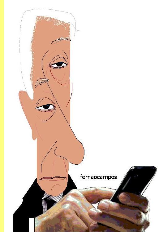 Carlos Costa, cartoon de Fern�o Campos.