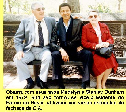 Obama com os avós maternos.