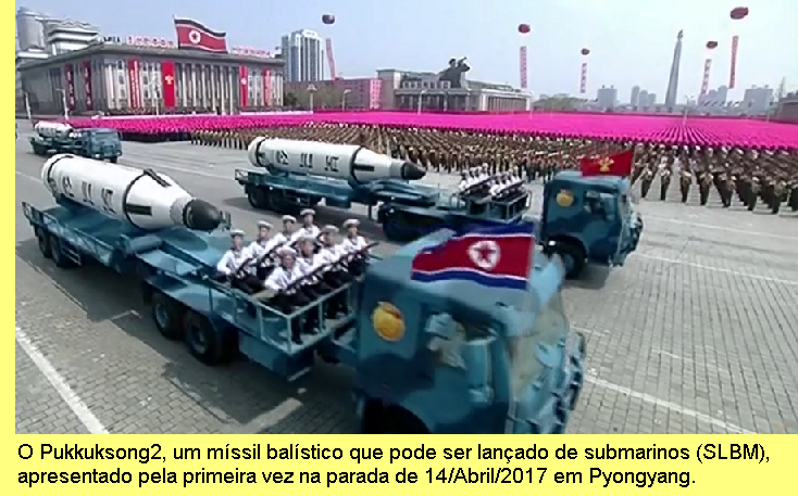 Missil bal�stico Pukkuksong2.