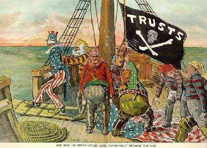 Cartoon de 1899.