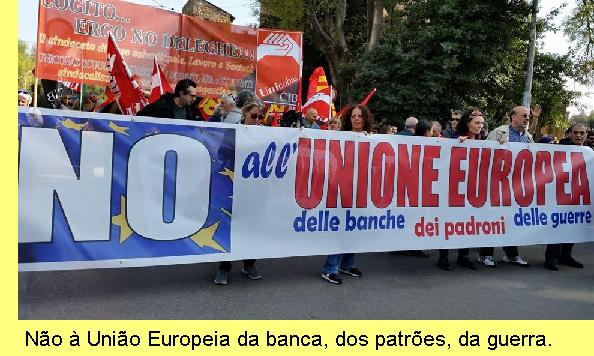 Manifesta��o na It�lia.