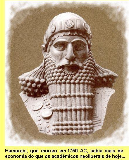 O autor do 'C�digo de Hamurabi'.