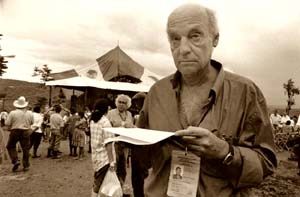 Eduardo Galeano, uruguaio, autor de 'As veias abertas da Am�rica Latina'