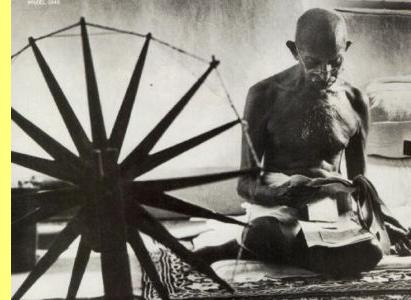 Gandhi, 1869-1948.
