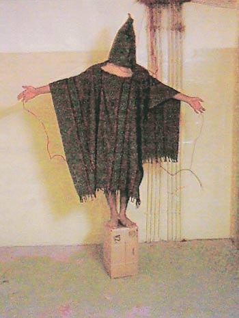 Detido no pres�dio americano de Abu Ghraib, no Iraque.