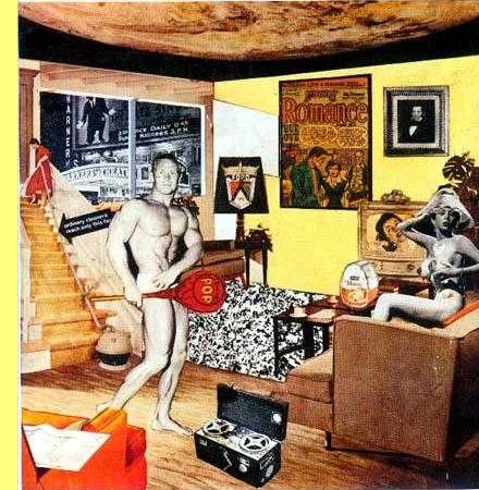 Richard Hamilton, 1956, pintura e colagem.