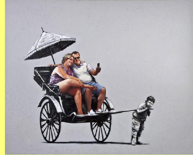 Cartoon de Banksy.