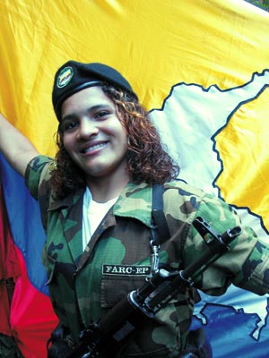 Combatente das FARC-EP.