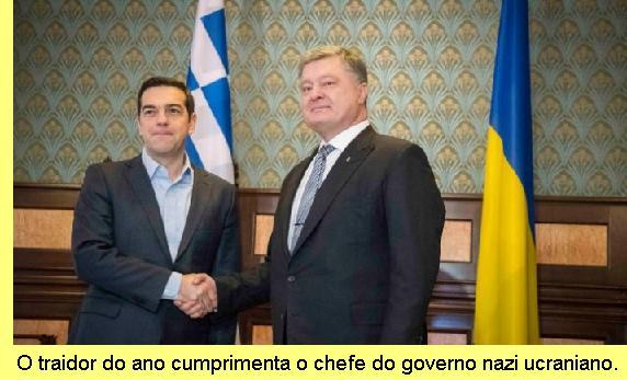 Tsipras e Poroshenko.