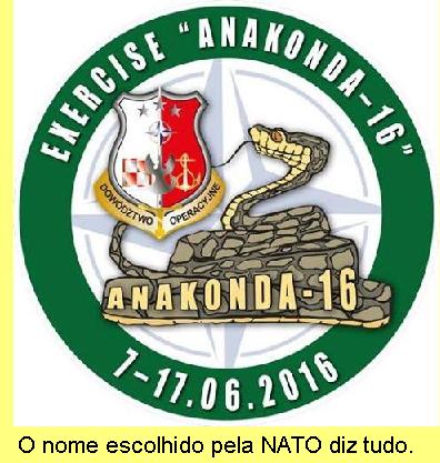 Logo da Opera��o Anaconda.