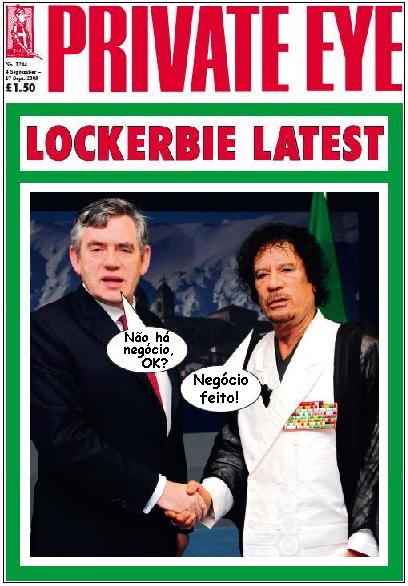 Capa do 'Private Eye'.