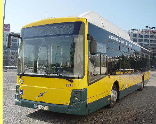 Autocarro da Carris a g�s natural comprimido.