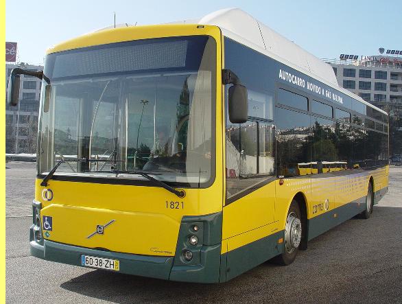 Autocarro a g�s natural.