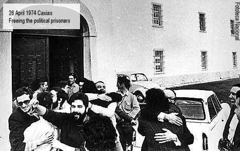 Liberta��o dos presos pol�ticos de Caxias, 1974.