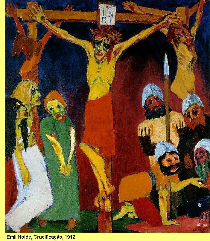 'Crucifica��o', Emil Nolde, 1912.