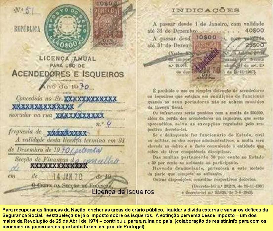 Licen�a de isqueiro.
