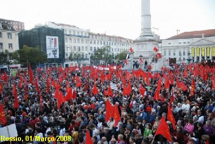 Chegada ao Rossio.