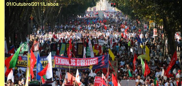 Manifesta��o da CGTP em Lisboa, 01/Outubro/2011