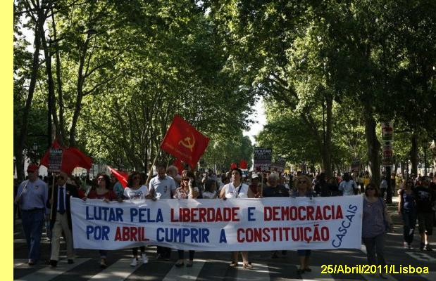 Manifesta��o do 25 de Abril de 2011