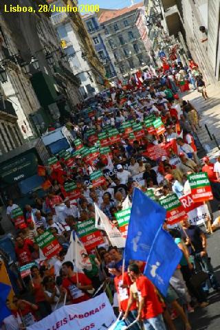 Manifesta��o de 28 de Junho em Lisboa.