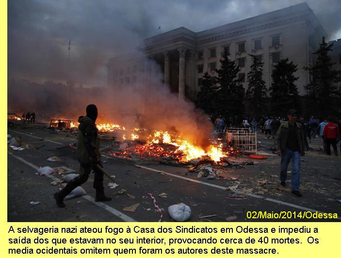 O massacre de Odessa perpetrado pelos nazis.
