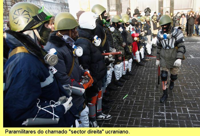 Paramilitares do 'Sector Direita'