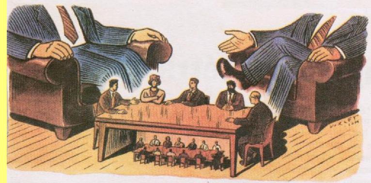 Inst�ncias de decis�o no capitalismo monopolista.