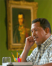 Presidente Hugo Chavez.
